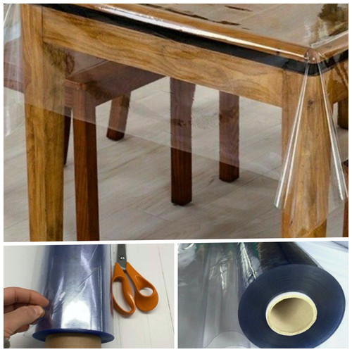 Clear table cloth protector - clear,