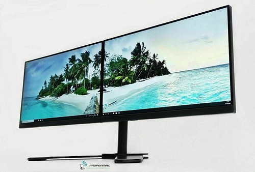 New dual monitor screen - new, setup