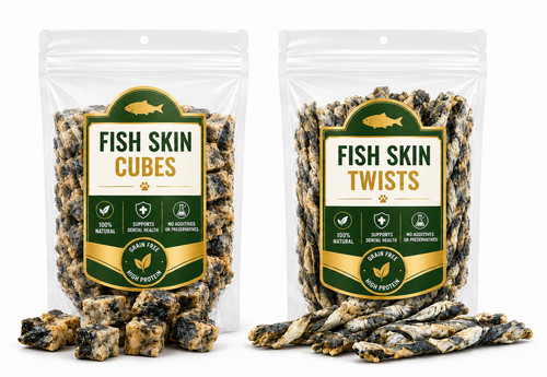 100 natural fish - 100%, cubes