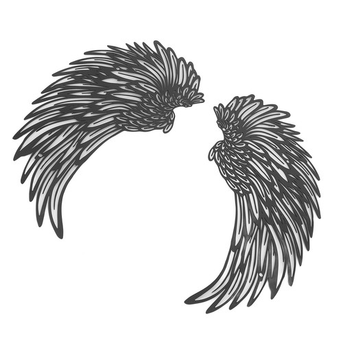 Large angel wings wall art - angel,
