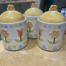 Set Of 3 Rayware Yellow