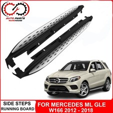 FOR MERCEDES ML GLE W166 2012-18 OEM STYLE ALUMINIUM SIDE STEPS RUNNING BOARDS