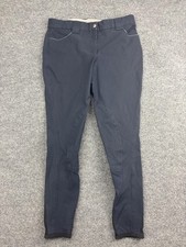 Sarm Hippique Breeches Womens 30 Navy Riding Pants Made In Italy Stretch