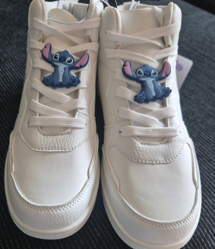 Stitch high top trainers - trainers, white