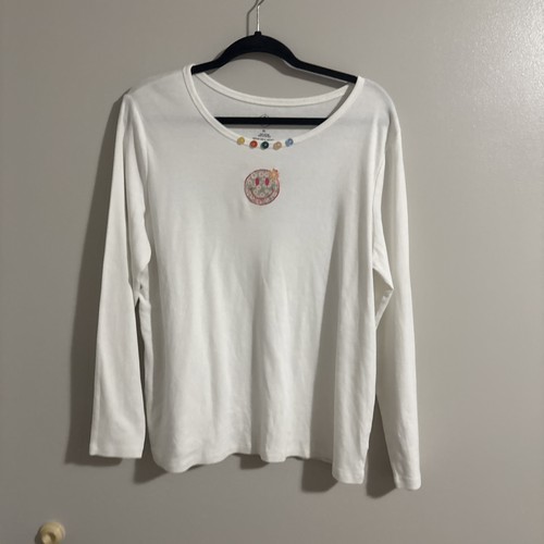 Upcycled handmade smiley - upcycled, top