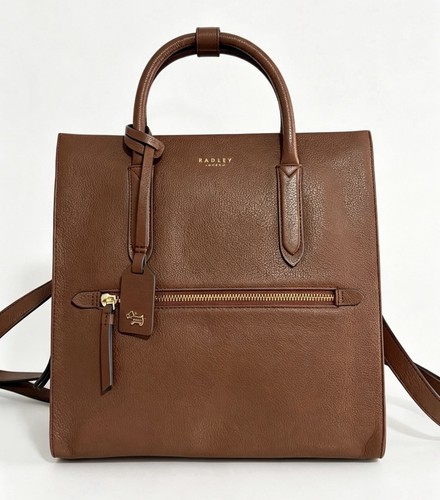 Radley brown leather handbag - radley,