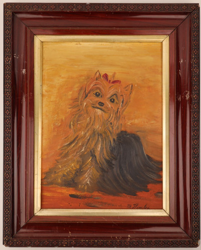 Vintage yorkshire terrier - vintage,