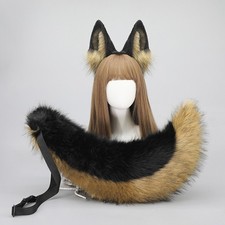Faux Fur Wolf Ears Headband