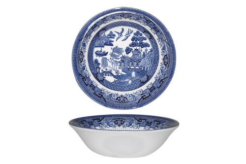 Churchill blue willow - blue, bowl