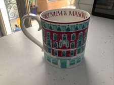 Fortnum & Mason Piccadilly House Christmas Fine Bone China  Mug 9cm