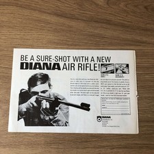 GUNS155 MAGAZINE ADVERT 6X9 THE NEW DIANA AIR RIFLE G34 & G36