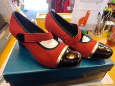 Hotter Ladies Red And Black
