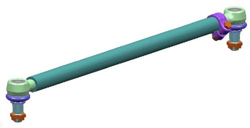 Centre rod assembly lemförder - rod,