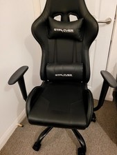 Gaming Chair Adjustable Ergonomic Gamer Home Office PC Desk Chair With Footrest