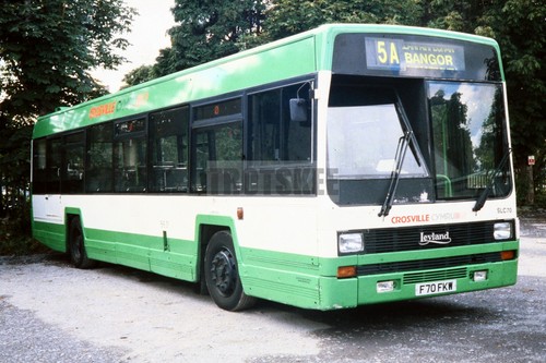 35mm slide crosville leyland - slide,