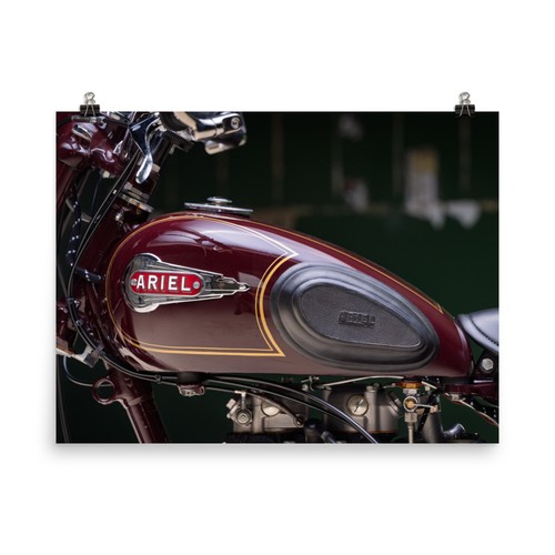 1953 ariel 350 - ariel, red