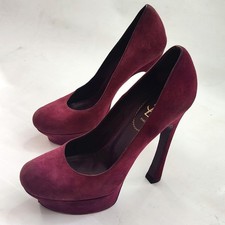 YSL Tribute Burgundy Suede