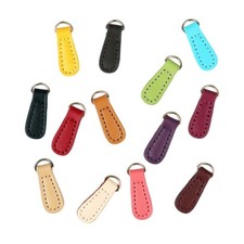 2 Pcs PU Leather Zips Puller