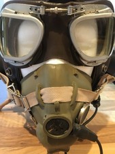 WW2 RAC TYPE C 7 Flying Helmet with Goggles And Mask