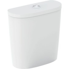 Twyford Alcona Exposed Dual Flush Cistern AR2346WH – Close-Coupled, Bottom Inlet