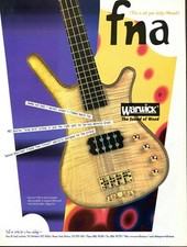 1999 Print Ad of Warwick