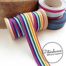 Vintage 25mm wide striped - vintage,