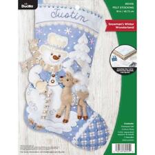 Bucilla 18" Felt Christmas Stocking Kit - Snowman's Winter