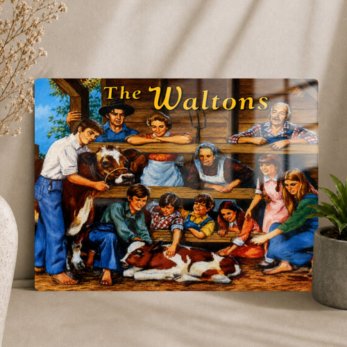 The waltons retro metal sign - the,