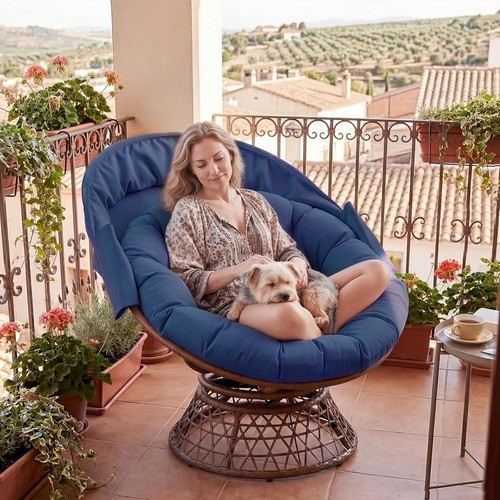 Outdoor papasan chair with - outdoor,