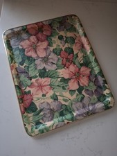 Vintage Fibreglass Floral Tray