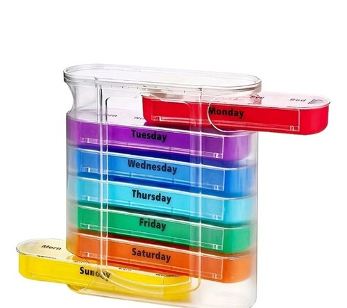 Weekly pill box day - weekly, 28