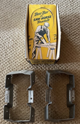 Vintage nuway metal saw - saw, horse