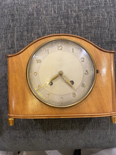Vintage mantel clock - vintage,