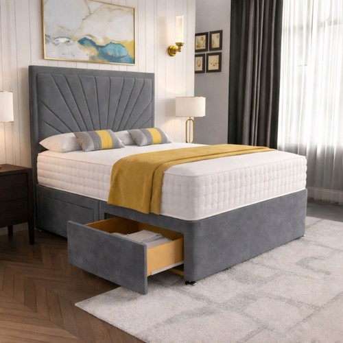 Reinforced divan bed set - divan,