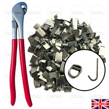 Heavy duty j-clip pliers and Aprox 400 j-clips, fencing, poultry, aviary’s clip