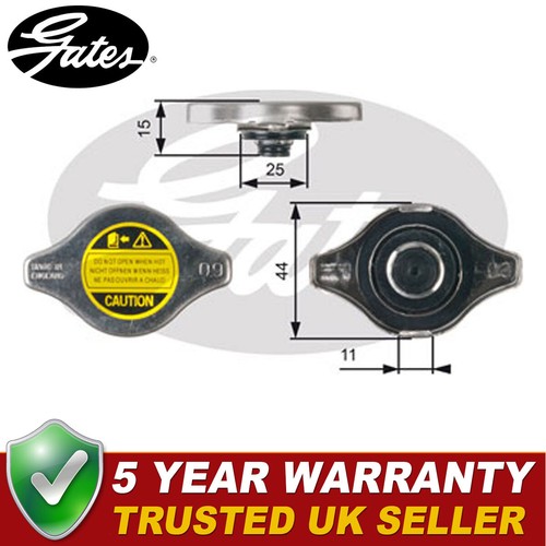 Gates radiator cap fits toyota - cap,