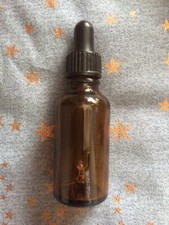 3 x Amber Glass Bottles 30ml