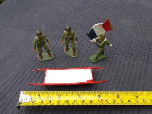 Three french starlux infantry - three,
