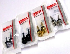 Genuine Schaller Strap Lock Replacement Strap Button Endpin Set - 4 Finishes
