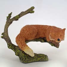 Sleeping Fox Sculpture Animal