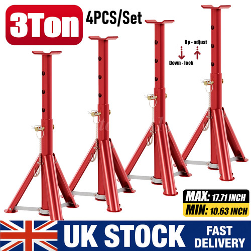 Heavy duty axle stands 3 - axle,