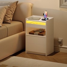 Bedside Table End Table w/
