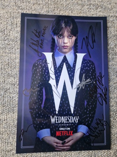 Wednesday signed 12x8 - 2,