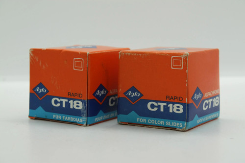Two rolls agfachrome ct18 - two,