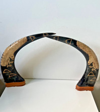 Vintage Hand Carved Buffalo