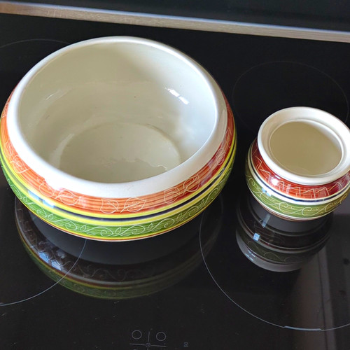 Dragon pottery ceramic bowl - dragon,