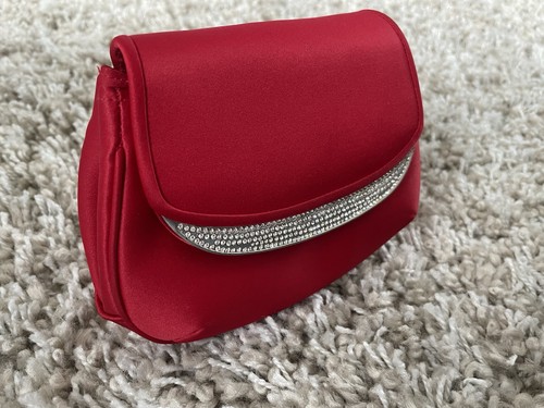 Stunning red clutch - red, bag