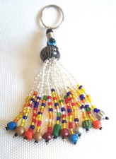Bead Tassel Handbag Key Chain Key Ring Beaded Handbag Accessories Gift UK
