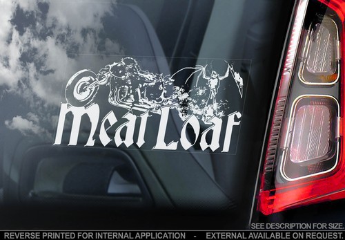 Meatloaf car window sticker - meatloaf,