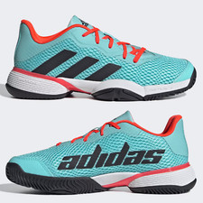 adidas Barricade Junior Boys Girls Tennis Shoes SIZE 4 4.5 Trainers Blue